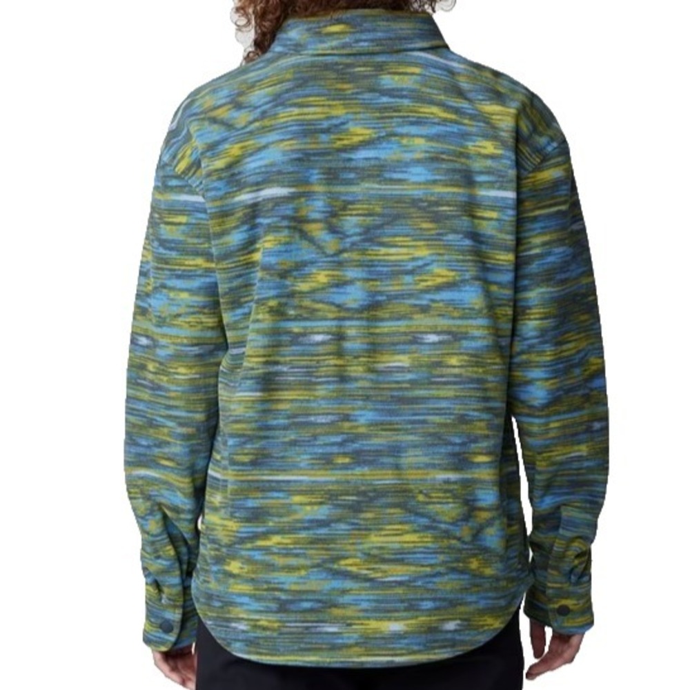 Mountain Hardwear Microchill Shirt Women's M Nitric Blue Stria Print NWT‎ - Picture 7 of 14